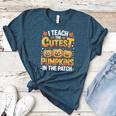 I Teach The Cutest Pumpkins Shirt Teachers Halloween Women's Heather T-Shirt Heather Deep Teal I Teach The Cutest Pumpkins Shirt Teachers Halloween Women's Heather T-Shirt Heather Deep Teal
