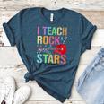 I Teach Rockstars Band Vibes Teacher Rocks My Music Teaching Women's Heather T-Shirt Heather Deep Teal I Teach Rockstars Band Vibes Teacher Rocks My Music Teaching Women's Heather T-Shirt Heather Deep Teal