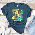 This Teacher 80s 90s Teachers's Day Glows Last Day Of School Women's Heather T-Shirt Heather Deep Teal This Teacher 80s 90s Teachers's Day Glows Last Day Of School Women's Heather T-Shirt Heather Deep Teal