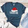 Teacher Aide Christmas Women Family Matching Group Xmas Women's Heather T-Shirt Heather Deep Teal Teacher Aide Christmas Women Family Matching Group Xmas Women's Heather T-Shirt Heather Deep Teal
