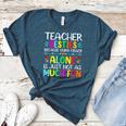 Teacher Besties Because Going Crazy Alone Is Not Fun Women's Heather T-Shirt Heather Deep Teal