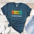 Teacher The Coolest Element Chemistry Periodic Table Science Women's Heather T-Shirt Heather Deep Teal