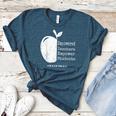 Teacher Empower Student Teacher Protest Supporter Red For Ed Women's Heather T-Shirt Heather Deep Teal