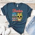 Teacher Life Got Me Feeling Un Poco Loco Women's Heather T-Shirt Heather Deep Teal Teacher Life Got Me Feeling Un Poco Loco Women's Heather T-Shirt Heather Deep Teal