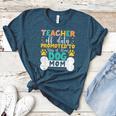 Teacher Off Duty Promoted To Stay At Home Dog Mom Teachers Women's Heather T-Shirt Heather Deep Teal Teacher Off Duty Promoted To Stay At Home Dog Mom Teachers Women's Heather T-Shirt Heather Deep Teal