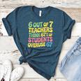 Teacher Overuse 67 Teacher Women's Heather T-Shirt Heather Deep Teal Teacher Overuse 67 Teacher Women's Heather T-Shirt Heather Deep Teal