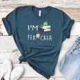 Teacher Puns I'm Tea-Cher Tea Lover Fun Teacher For Men Women Women's Heather T-Shirt Heather Deep Teal