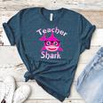 Teacher Shark Female Teacher Women's Heather T-Shirt Heather Deep Teal Teacher Shark Female Teacher Women's Heather T-Shirt Heather Deep Teal