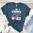 Teacher Tee My Students Are Out Of This World Space Women's Heather T-Shirt Heather Deep Teal Teacher Tee My Students Are Out Of This World Space Women's Heather T-Shirt Heather Deep Teal