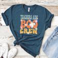 Teachers Aide Boo Crew Ghost Groovy Halloween For Women Women's Heather T-Shirt Heather Deep Teal Teachers Aide Boo Crew Ghost Groovy Halloween For Women Women's Heather T-Shirt Heather Deep Teal