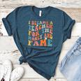 Teachers I Became A Teacher For The Money And Fame Men Women Women's Heather T-Shirt Heather Deep Teal