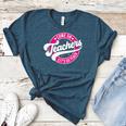 Come On Teachers Let's Go Teach Pink Back To School For Men Women Women's Heather T-Shirt Heather Deep Teal Come On Teachers Let's Go Teach Pink Back To School For Men Women Women's Heather T-Shirt Heather Deep Teal