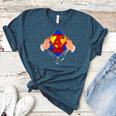 Teachers Are Superheroes 4th Grade Super Teacher Staff Men Women Women's Heather T-Shirt Heather Deep Teal