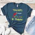 Teachers Are Superheroes First Day School T-Shirt Women's Heather T-Shirt Heather Deep Teal Teachers Are Superheroes First Day School T-Shirt Women's Heather T-Shirt Heather Deep Teal