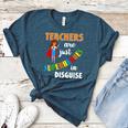 Teachers Are Superheroes Graduation School Teachers Women's Heather T-Shirt Heather Deep Teal
