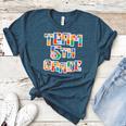 Team 5th Grade Building Blocks Bricks Theme Teacher Team For Men Women Kids Women's Heather T-Shirt Heather Deep Teal Team 5th Grade Building Blocks Bricks Theme Teacher Team For Men Women Kids Women's Heather T-Shirt Heather Deep Teal