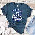 Team 5th Grade Fifth For Teacher Or Students Women's Heather T-Shirt Heather Deep Teal
