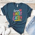 Team Kindergarten Teacher Student Back To School Women's Heather T-Shirt Heather Deep Teal