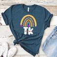 Team TK Transitional Kindergaten TK Crew Squad Teacher Kids Women's Heather T-Shirt Heather Deep Teal