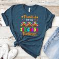 Thankful For My 3rd Grade Turkeys Thanksgiving Teacher Kids Women's Heather T-Shirt Heather Deep Teal Thankful For My 3rd Grade Turkeys Thanksgiving Teacher Kids Women's Heather T-Shirt Heather Deep Teal