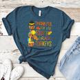 Thankful For My 4th Grade Turkey Thanksgiving Turkey Teacher Women's Heather T-Shirt Heather Deep Teal Thankful For My 4th Grade Turkey Thanksgiving Turkey Teacher Women's Heather T-Shirt Heather Deep Teal