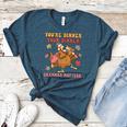Thanksgiving Grammar Thankful English Teacher Fall Turkey Women's Heather T-Shirt Heather Deep Teal