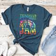 Tie Dye Teaching Social Studies Is My Jam Sunglasses Teacher Women's Heather T-Shirt Heather Deep Teal Tie Dye Teaching Social Studies Is My Jam Sunglasses Teacher Women's Heather T-Shirt Heather Deep Teal