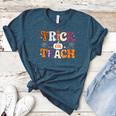Trick Or Teach Teacher Halloween Costume Men Women Women's Heather T-Shirt Heather Deep Teal