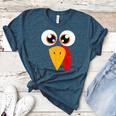 Turkey Face Halloween Costume Thanksgiving Teacher Nurse Women's Heather T-Shirt Heather Deep Teal Turkey Face Halloween Costume Thanksgiving Teacher Nurse Women's Heather T-Shirt Heather Deep Teal