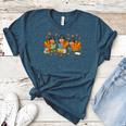 Turkey Reading Books Fall Thanksgiving Teacher Student Women's Heather T-Shirt Heather Deep Teal Turkey Reading Books Fall Thanksgiving Teacher Student Women's Heather T-Shirt Heather Deep Teal