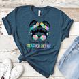 Twin Day Friends Teacher Twinning With My Bestie Women's Heather T-Shirt Heather Deep Teal Twin Day Friends Teacher Twinning With My Bestie Women's Heather T-Shirt Heather Deep Teal