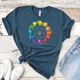 Unique For Artists By ADS Color Wheel Educational Art Teacher Dog Themed Artist Small Women's Heather T-Shirt Heather Deep Teal Unique For Artists By ADS Color Wheel Educational Art Teacher Dog Themed Artist Small Women's Heather T-Shirt Heather Deep Teal
