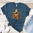 Vintage Ghost Book Reading Pumpkin Gothic Halloween Teachers Men Women Kids Women's Heather T-Shirt Heather Deep Teal