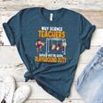 Why Science Teachers Should Not Be Given Playground Duty For Men Women Women's Heather T-Shirt Heather Deep Teal Why Science Teachers Should Not Be Given Playground Duty For Men Women Women's Heather T-Shirt Heather Deep Teal