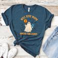 Will Give Math Advice For Candy Math Ghost Teacher Halloween Women's Heather T-Shirt Heather Deep Teal Will Give Math Advice For Candy Math Ghost Teacher Halloween Women's Heather T-Shirt Heather Deep Teal