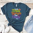 Will Trade Students For Candy Teacher Halloween Costume Women's Heather T-Shirt Heather Deep Teal Will Trade Students For Candy Teacher Halloween Costume Women's Heather T-Shirt Heather Deep Teal