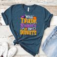 Will Trade Students For Donuts Halloween Teacher Women's Heather T-Shirt Heather Deep Teal Will Trade Students For Donuts Halloween Teacher Women's Heather T-Shirt Heather Deep Teal