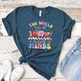 The World Needs All Kinds Of Minds Special Education Teacher Women's Heather T-Shirt Heather Deep Teal The World Needs All Kinds Of Minds Special Education Teacher Women's Heather T-Shirt Heather Deep Teal