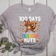 100 Days Of Driving My Teacher Nuts Dabbing Squirrel School Women's Heather T-Shirt Athletic Heather