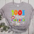 100 Days Of Living That 2nd Grade Life Boy Girl Teacher Women's Heather T-Shirt Athletic Heather 100 Days Of Living That 2nd Grade Life Boy Girl Teacher Women's Heather T-Shirt Athletic Heather