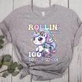 100 Days Of School Girls Teacher 100th Day Unicorn Outfit Women's Heather T-Shirt Athletic Heather 100 Days Of School Girls Teacher 100th Day Unicorn Outfit Women's Heather T-Shirt Athletic Heather