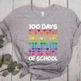 100 Days Of School Heart Love Teacher Or Student 100th Day Women's Heather T-Shirt Athletic Heather 100 Days Of School Heart Love Teacher Or Student 100th Day Women's Heather T-Shirt Athletic Heather