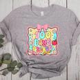 100 Days Of School Preppy 100th Day Of School Teacher Kids Women's Heather T-Shirt Athletic Heather