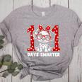 100 Days Smarter 101st Day School Dalmatian Dog Teacher Kids Women's Heather T-Shirt Athletic Heather 100 Days Smarter 101st Day School Dalmatian Dog Teacher Kids Women's Heather T-Shirt Athletic Heather