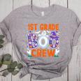 1st Grade Boo Crew First Grade Teacher Kids Happy Halloween Women's Heather T-Shirt Athletic Heather