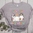 1st Grade Boo Crew Groovy Halloween Floral Ghost Kid Teacher Women's Heather T-Shirt Athletic Heather 1st Grade Boo Crew Groovy Halloween Floral Ghost Kid Teacher Women's Heather T-Shirt Athletic Heather