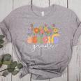 2nd Second Grade Teacher Wildflower Back To School Floral Women's Heather T-Shirt Athletic Heather 2nd Second Grade Teacher Wildflower Back To School Floral Women's Heather T-Shirt Athletic Heather