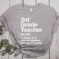 3rd Grade Teacher Definition Back To School First Day Women's Heather T-Shirt Athletic Heather 3rd Grade Teacher Definition Back To School First Day Women's Heather T-Shirt Athletic Heather