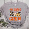 4th Grade Boo Crew Teacher Student Halloween Women's Heather T-Shirt Athletic Heather