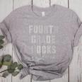 4th GRADE Rocks Teacher Rockstars I Teach Ready To Rock Women's Heather T-Shirt Athletic Heather